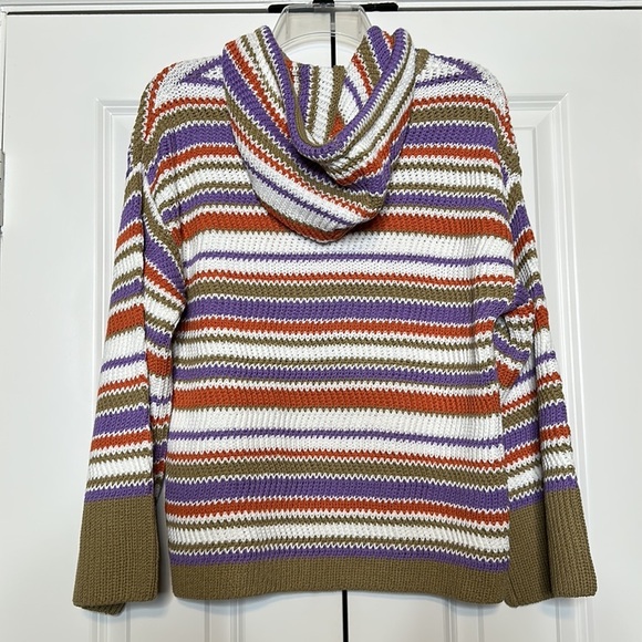 REBECCA TAYLOR
Cotton Chevron‎ OVERSIZED Hooded Sweater size Small - Picture 3 of 9